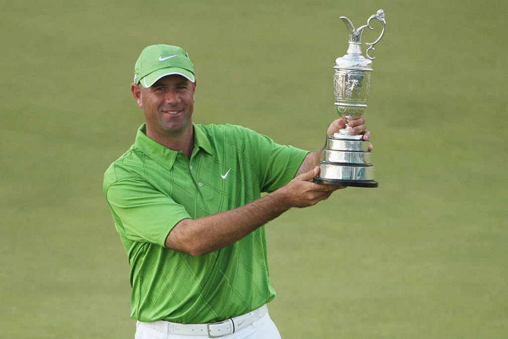 Stewart Cink following his win at The Open in 2009